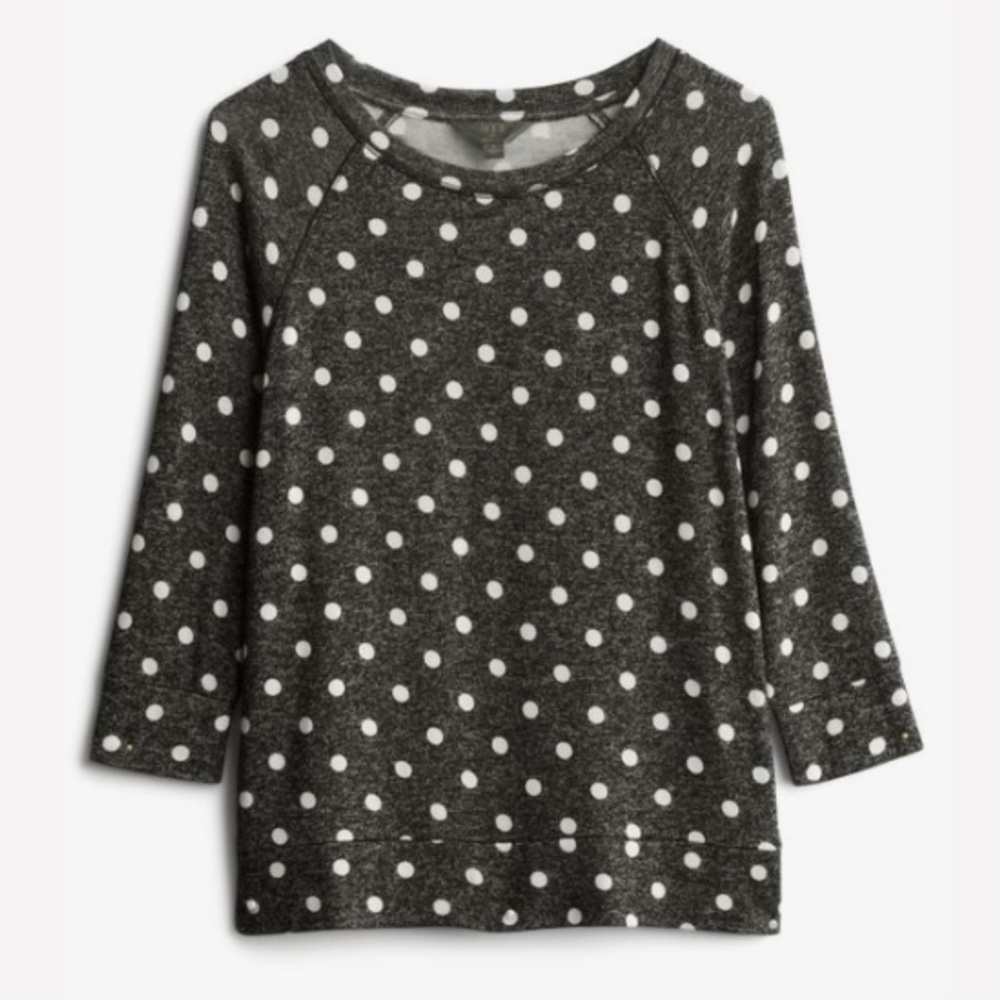 NWT Mix by 41 Hawthorn Arnold Three Quarter Sleeve Raglan Knit Top / Lightweight